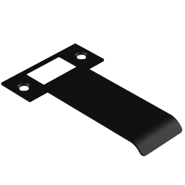 Extended T Shaped Strike - 90mm (116mm O/A) to suit AUS Mortice Locks in Black Teflon