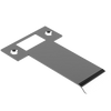 Extended T Shaped Strike - 90mm (116mm O/A) to suit AUS Mortice Locks in Polished Chrome