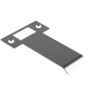 Extended T Shaped Strike - 90mm (116mm O/A) to suit AUS Mortice Locks in Satin Chrome
