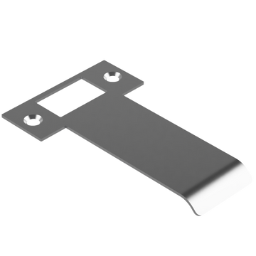 Extended T Shaped Strike - 90mm (116mm O/A) to suit AUS Mortice Locks in Satin Nickel