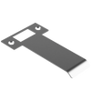 Extended T Shaped Strike - 100mm (126mm O/A) to suit AUS Mortice Locks in Satin Chrome