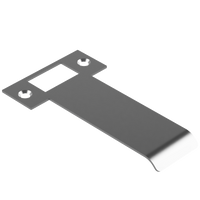 Extended T Shaped Strike - 100mm (126mm O/A) to suit AUS Mortice Locks in Satin Chrome