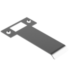 Extended T Shaped Strike - 100mm (126mm O/A) to suit AUS Mortice Locks in Satin Nickel