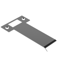 Extended T Shaped Strike - 110mm (126mm O/A) to suit AUS Mortice Locks in Polished Chrome
