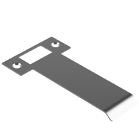 Extended T Shaped Strike - 110mm (126mm O/A) to suit AUS Mortice Locks in Satin Chrome