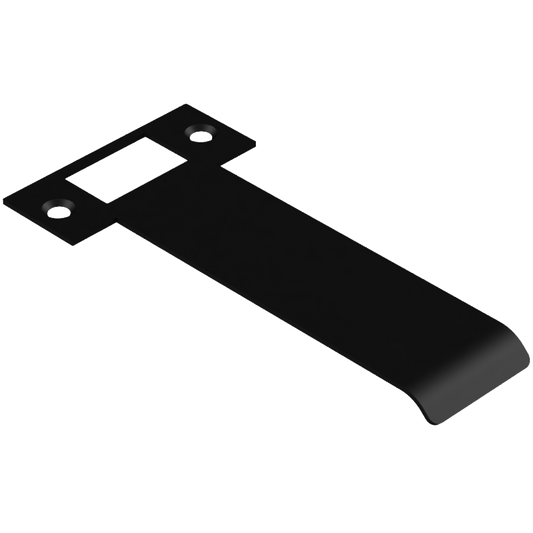 Extended T Shaped Strike - 120mm (126mm O/A) to suit AUS Mortice Locks in Black Teflon