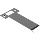 Extended T Shaped Strike - 120mm (126mm O/A) to suit AUS Mortice Locks in Polished Chrome