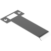 Extended T Shaped Strike - 120mm (126mm O/A) to suit AUS Mortice Locks in Satin Chrome