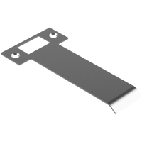 Extended T Shaped Strike - 120mm (126mm O/A) to suit AUS Mortice Locks in Satin Chrome