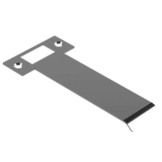 Extended T Shaped Strike - 130mm (156 O/A) to suit AUS Mortice Locks in Polished Nickel