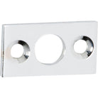 Plate Keeper Chrome Plated L25xW13mm Bolt 7.5mm in Chrome Plated