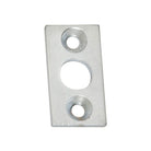 Plate Keeper Satin Chrome L25xW13mm Bolt 7.5mm in Satin Chrome