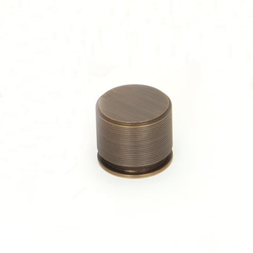 SUSSEX 35MM SOLID BRASS LINED KNOB BRONZE in Bronze