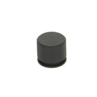 Momo Sussex cabinet knob in matte black finish, showcasing a sleek round design for modern kitchen or furniture drawers.