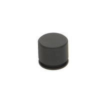Momo Sussex cabinet knob in matte black finish, showcasing a sleek round design for modern kitchen or furniture drawers.