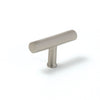 MOMO STRANO T KNOB DULL BRUSHED NICKEL in Dull Brushed Nickel