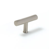 Momo STRANO Cabinet T-Pull handle in dark bronze finish, showing its sleek, modern design and smooth T-shaped grip.