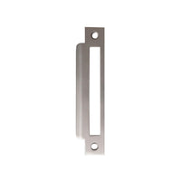 MOMO MORTICE LOCK UNIVERSAL STRIKE PLATE DULL BRUSHED NICKEL in Dull Brushed Nickel