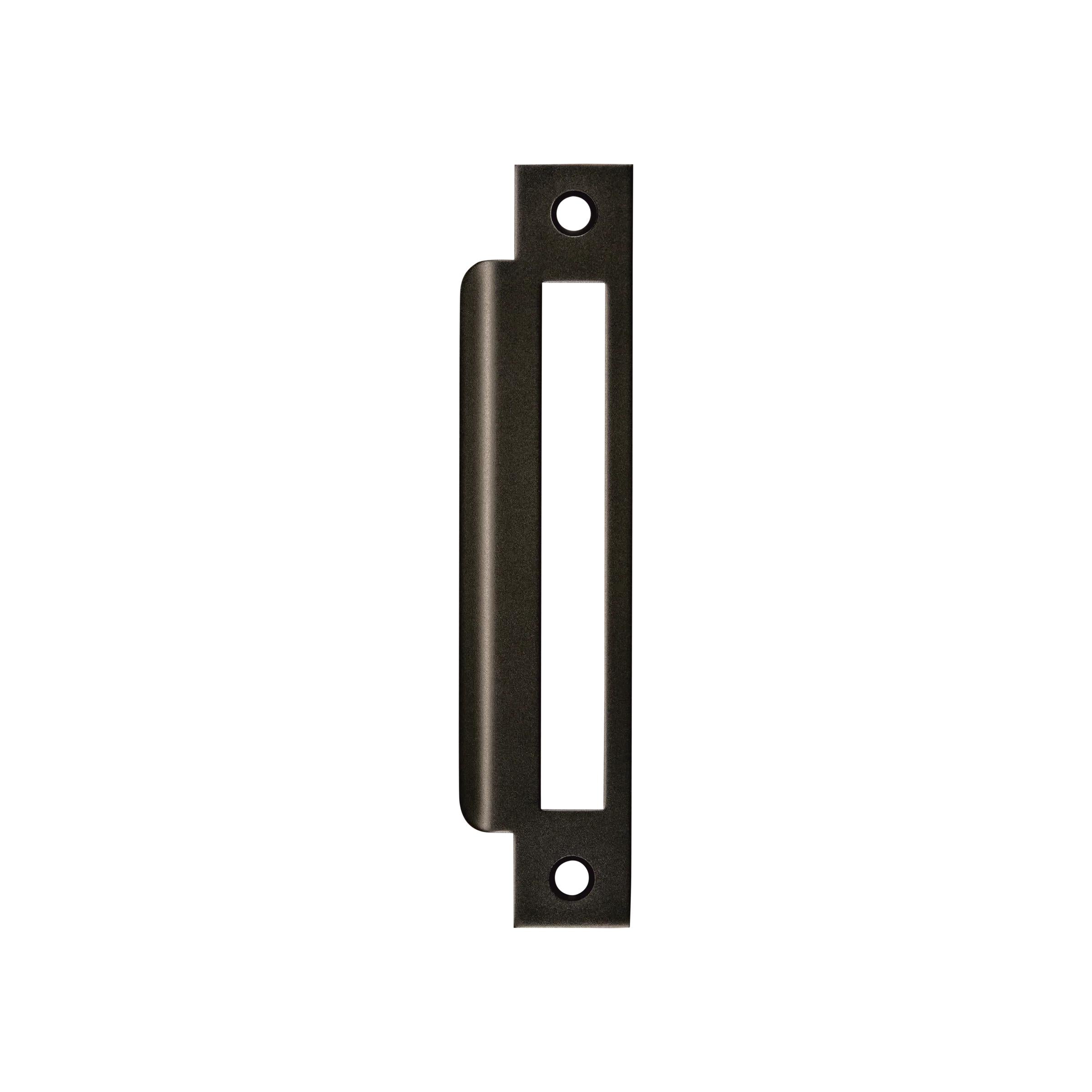 MOMO MORTICE LOCK UNIVERSAL STRIKE PLATE DARK BRONZE in Dark Bronze