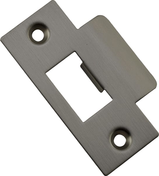 Tube Latch Striker Universal 'T' To Suit Metal Door Frame Graphite PVD W42xH70mm in Graphite PVD