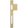 Extended Striker Brushed Brass CTC85mm H198xW63mm in Brushed Brass