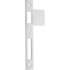Extended Striker Polished Nickel CTC85mm H198xW63mm in Polished Nickel