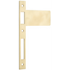 Extended Striker Polished Brass CTC85mm H198xW122mm in Polished Brass