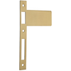 Extended Striker Brushed Brass CTC85mm H198xW122mm in Brushed Brass
