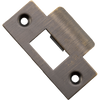 Tube Latch Striker Universal 'T' To Suit Metal Door Frame Signature Brass W42xH70mm in Signature Brass