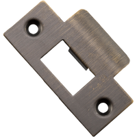 Tube Latch Striker Universal 'T' To Suit Metal Door Frame Signature Brass W42xH70mm in Signature Brass