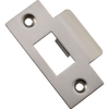 Tube Latch Striker Universal 'T' To Suit Metal Door Frame Satin Nickel W42xH70mm in Satin Nickel