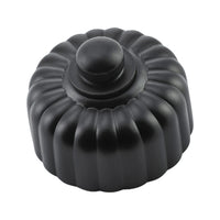 Dimmer LED 250T Fluted Matt Black D55xP40mm in Matt Black