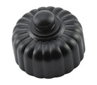 Dimmer Fluted Matt Black D55xP40mm in Matt Black