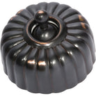 Switch Fluted Antique Copper D55xP40mm in Antique Copper