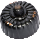 Dimmer LED 250T Fluted Antique Copper D55xP40mm in Antique Copper