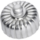 Dimmer LED 250T Fluted Satin Chrome D55xP40mm in Satin Chrome