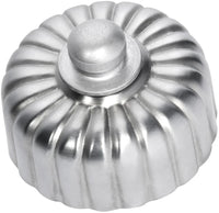 Dimmer Fluted Satin Chrome D55xP40mm in Satin Chrome