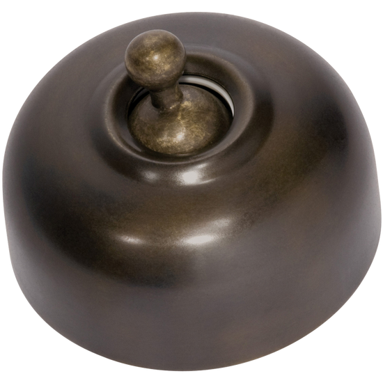 Switch Traditional Antique Brass D50xP40mm in Antique Brass