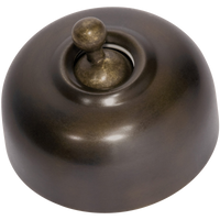 Switch Traditional Antique Brass D50xP40mm in Antique Brass