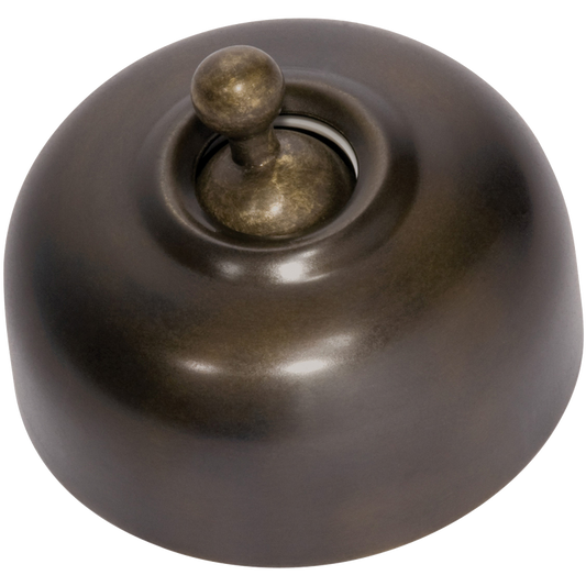 Switch Traditional Antique Brass D50xP40mm in Antique Brass
