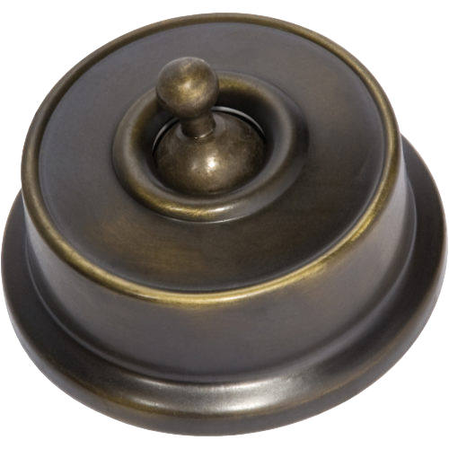 Switch Federation Antique Brass D62xP38mm in Antique Brass