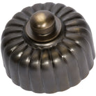 Dimmer LED 250T Fluted Antique Brass D55xP40mm in Antique Brass
