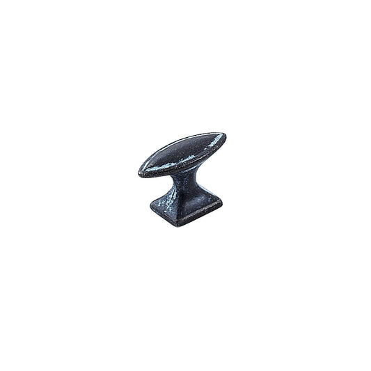 KANSAS OVAL KNOB 35MM ANTIQUE AQUA in Antique Aqua