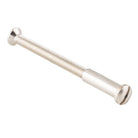 Tie Bolt Polished Nickel M4x0.7x65mm With Cutoff Points in Polished Nickel