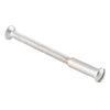 Tie Bolt Satin Chrome M4x0.7x65mm With Cutoff Points in Satin Chrome