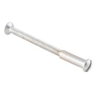 Tie Bolt Satin Chrome M4x0.7x65mm With Cutoff Points in Satin Chrome