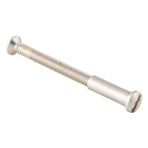 Tie Bolt Satin Nickel M4x0.7x65mm With Cutoff Points in Satin Nickel