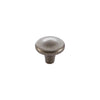 CROSBY ROUND KNOB 34MM PEWTER in Pewter