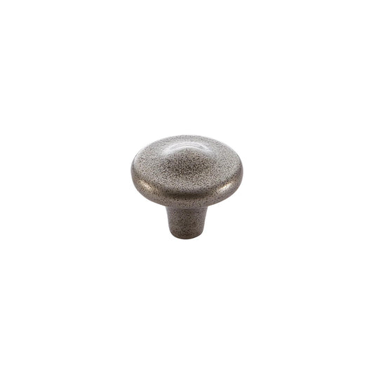 CROSBY ROUND KNOB 34MM PEWTER in Pewter