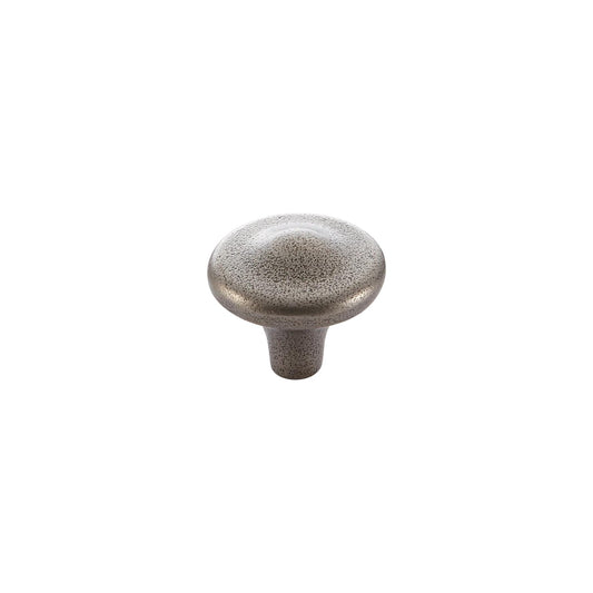 CROSBY ROUND KNOB 38MM PEWTER in Pewter